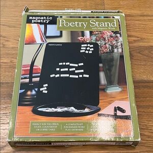 Magnetic Poetry Stand Kit